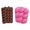 Pink,Brown, variant on Easter DIY Chocolate Candle Making Kit - Food Grade Silicone Molds for Chewing, Fudge, Jelly, Ice Cream, Crafts - Includes Pen and Hammer Tools(Pink,1Pc)