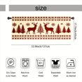 thumbnail image 3 of Rdsfhsp Christmas Window Valance Curtain, Deer and Tree Holiday Pattern Decorative Rod Pocket Short Curtain for Winter Home Decor, 3 of 5