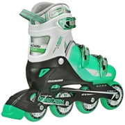 Roller Derby V-Tech 500 Womens Inline Skate with Adjustable Sizing, Mint