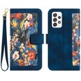 thumbnail image 1 of Compatible with Samsung Galaxy A23 5G/ 4G Vintage Flower Wallet Case Magnetic Closure Cover with Card Slots, 1 of 5