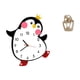 thumbnail image 1 of Reloj de pared,Reloj de pared silencioso y decorativo que no hace tictac,Reloj de pared silencioso de pingüino pequeño Reloj de madera,Estatua abstracta,Estatua abstracta para decoración del, 1 of 8