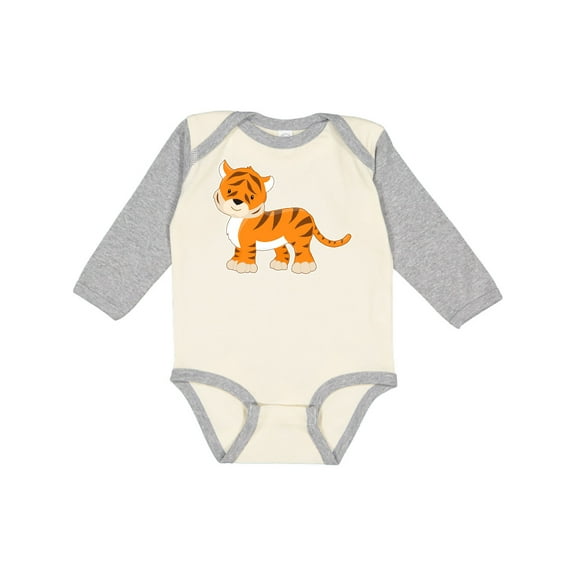 Inktastic Tiger Boys or Girls Long Sleeve Baby Bodysuit