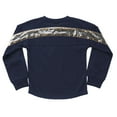 thumbnail image 3 of Girls Youth Gameday Couture  Navy Marquette Golden Eagles Guess Who's Back Long Sleeve T-Shirt, 3 of 3