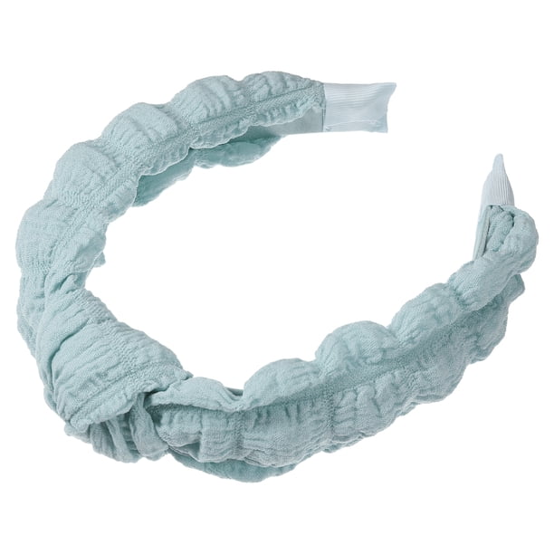 Diadema de maquillaje, diadema de tela de spa para lavado Hace, diademas lindas grises para mujer y niña