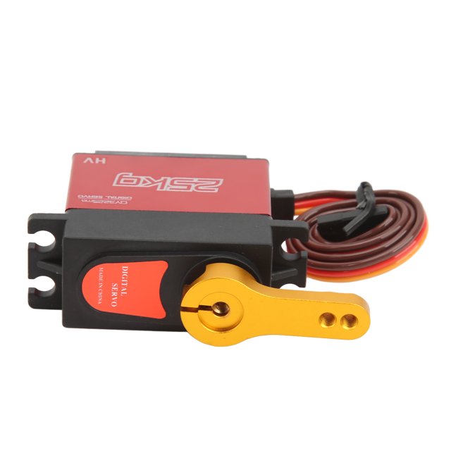 Servo Engine, Large Torsion 25kg Wide Application Servo Motor for Robot Red,Blue