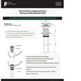 thumbnail image 5 of Fine Fixtures Pop-Up Bathroom Sink Drain with Overflow, Satin Brass, 5 of 5