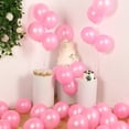 thumbnail image 5 of Efavormart 50 Pack Pink Biodegradable Balloons, Eco-friendly Thickened Extra Strong Latex Helium Party Balloons - 12", 5 of 10