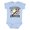 AE-Light Blue, variant on Little Artist Boys or Girls Baby Bodysuit