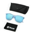 thumbnail image 6 of WOOSH Polarized Lightweight Sunglasses for Men and Women - Light Blue Lens & Clear Blue Frame - Unisex Sunnies for Fishing Running Beach Sports & Outdoors, 6 of 7