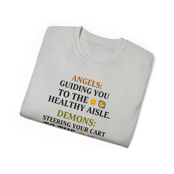 ANGELS and DEMONS Tee....The Spiritual Journey Line by Grandmarkee ~The Magician~