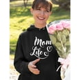 thumbnail image 2 of Tstars Womens Best Gift for Mother's Day Shirts Mom Life Heart Cool Cute Gift for Mom Shirt for Mom Perfect Mothers Day Gift Women Hoodie, 2 of 6