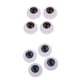 thumbnail image 1 of 8 Uds 24mm Muñeca de Globo Ocular Hueco para Bebé para Accesorios de Halloween Oculares de Plástico, 1 of 5