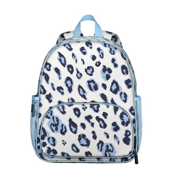 Leopard Print Backpack Backpack for School,Cute School Bag,Schoolbag with Adjustable Shoulder Straps & Padded Back,13.8"x11.4"x6"
