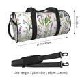 thumbnail image 2 of Balery Wisteria Flower Bolsa de Gimnasio para Mujeres y Hombres, Bolsa de Viaje Impermeable, Bolsa de Fin de Semana con Compartimento para Zapatos y Bolsillo Húmedo, 2 of 6