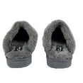 thumbnail image 3 of Clarks Scuff Slip-On Cosy Open Back Comfort Clog Slipper Mule Slippers Grey (Grey, 10), 3 of 4