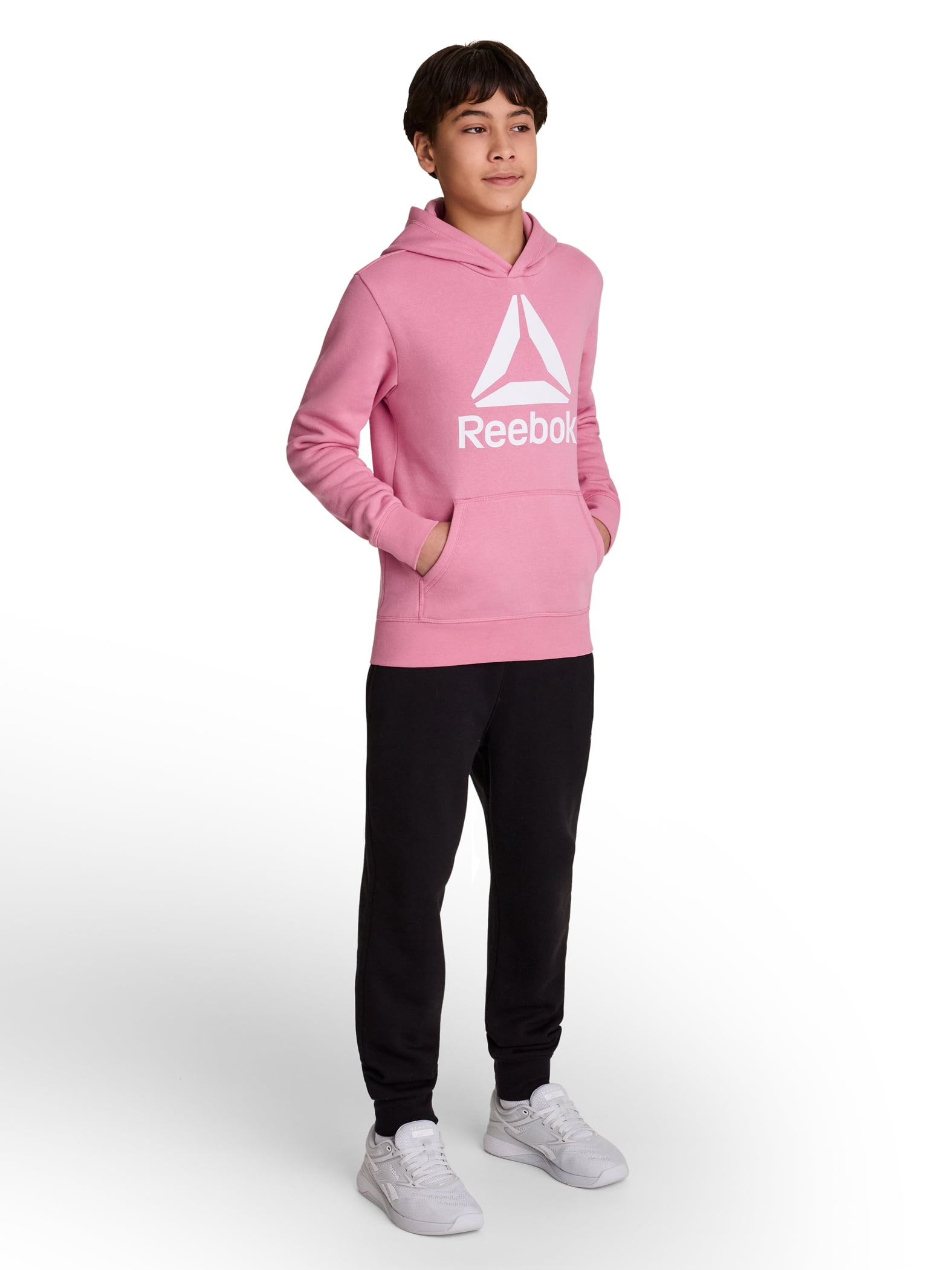 Reebok Kid's Unisex Game Day Fleece Hoodie, Sizes 4-18