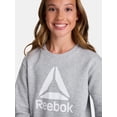 thumbnail image 4 of Reebok Girl's Game Day Fleece Crewneck, Sizes 4-18, 4 of 7
