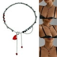 thumbnail image 2 of Gieenan Sparkling Beads Necklace Adjustable Chain Necklace Splicing Necklace for Party, 2 of 11
