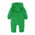thumbnail image 4 of KAUOD Toddler Fleece Jumpsuits Zip up Thick Warm Hooded Rompers with Pockets Baby Boys Plain Footie Jumpsuits Clothes, 4 of 6
