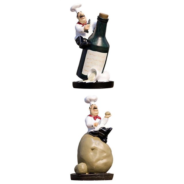 Figurilla de Chef,Estatua,Cocina,Decoración