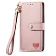 thumbnail image 2 of For Google Pixel 8 Leather Phone Case Wallet Zipper Pocket Pouch Folio Flip Cover Kickstand, Multi Anti-theft Card Holder Cash Slot, Double Magnetic Buckle, Wrist Lanyard,Pink,For Google Pixel 8, 2 of 12