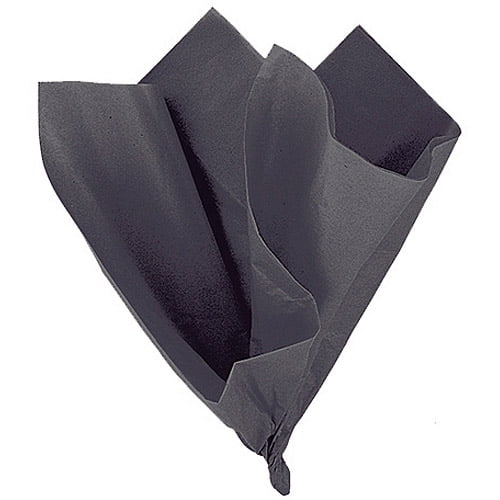 Black Tissue Paper, 10 Sheets