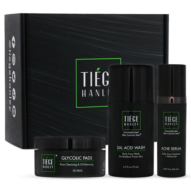 Sistema de tratamiento para el acné Skincare Tiege Hanley de nivel 1 para hombres