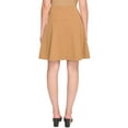 thumbnail image 2 of Calvin Klein Womens Petites Crepe Mini Skirt, 2 of 2