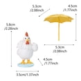 thumbnail image 3 of Funny Chick Statue, Resin Table Art Sculpture,Easter Hen Figurine Decoration, Home Office Desk Ornaments, Farmhouse Animal Kitchen Countertop Ornament, 3 of 8