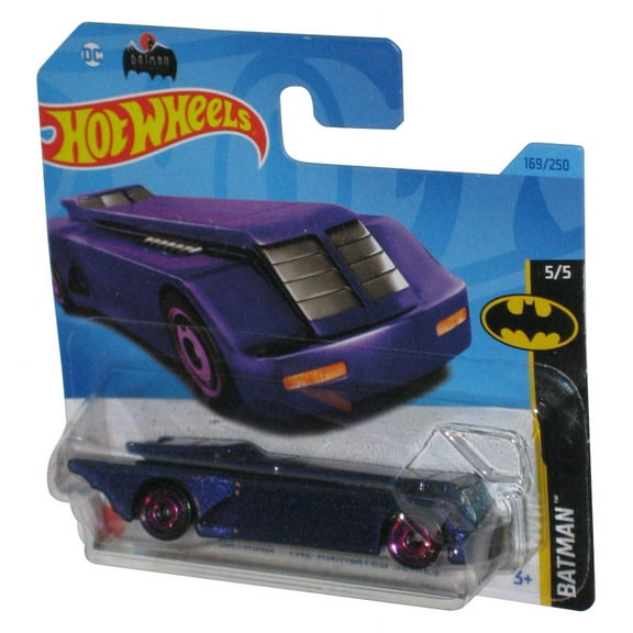 Hot Wheels Batman The Animated Series (2021) Purple Toy Car 169/250 - (Short Card)