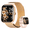 Gold, variant on 1.83" Smart Watch, Bluetooth Answer/Make Calls/Message Reminder, 120+ Sports Modes, IP67 Waterproof Fitness Watches for Android and iPhone,Black