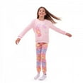 thumbnail image 3 of Sleep On It Girls Unicorn Dreamland Soft Novelty Fleece 2-Piece Pajama Sleep Pant Set - Pink, S(7/8), 3 of 3