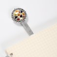 thumbnail image 3 of Thanksgiving leaves Silver Lace-Edged Bookmark - Reading Accessories for Book Lovers, 3 of 5
