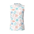 thumbnail image 6 of Picia Colorful Seashells1 mens Cotton Tank Undershirts , Moisture-wicking Ribbed Tanks, Lightweight Cotton Tank Undershirts-X-Large, 6 of 8
