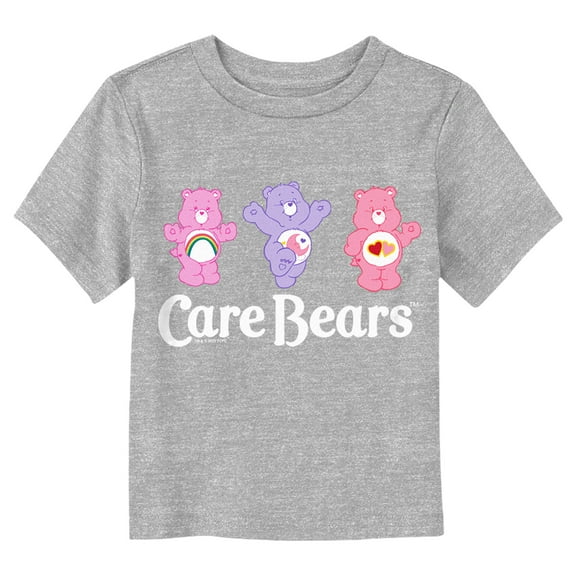 Toddler's Care Bears Happy Bears Love Vibe Graphic Tee Athletic Heather 2T