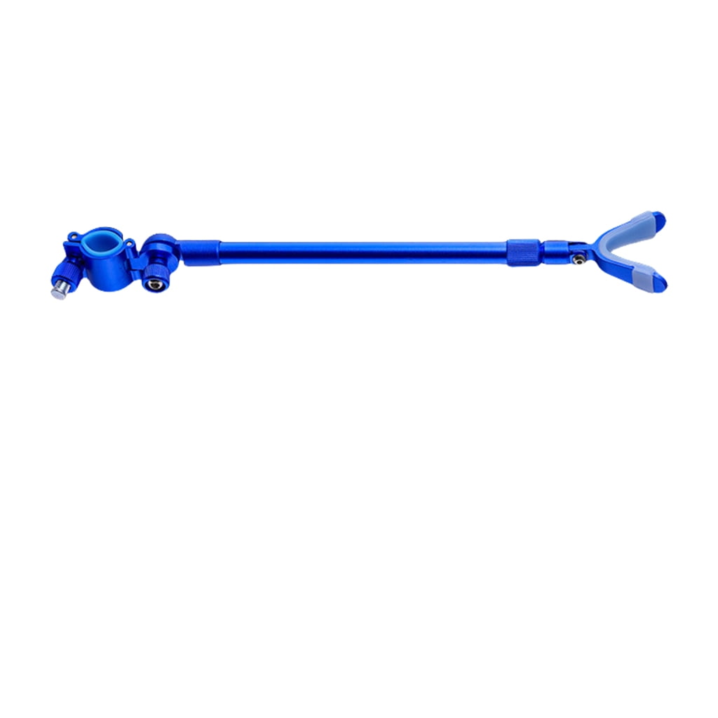 YongCo Fishing Rod Bracket Stretchable Multi Degree Adjustable Quick Release Aluminum Fishing Rod Holder Rear Hanging Bracket