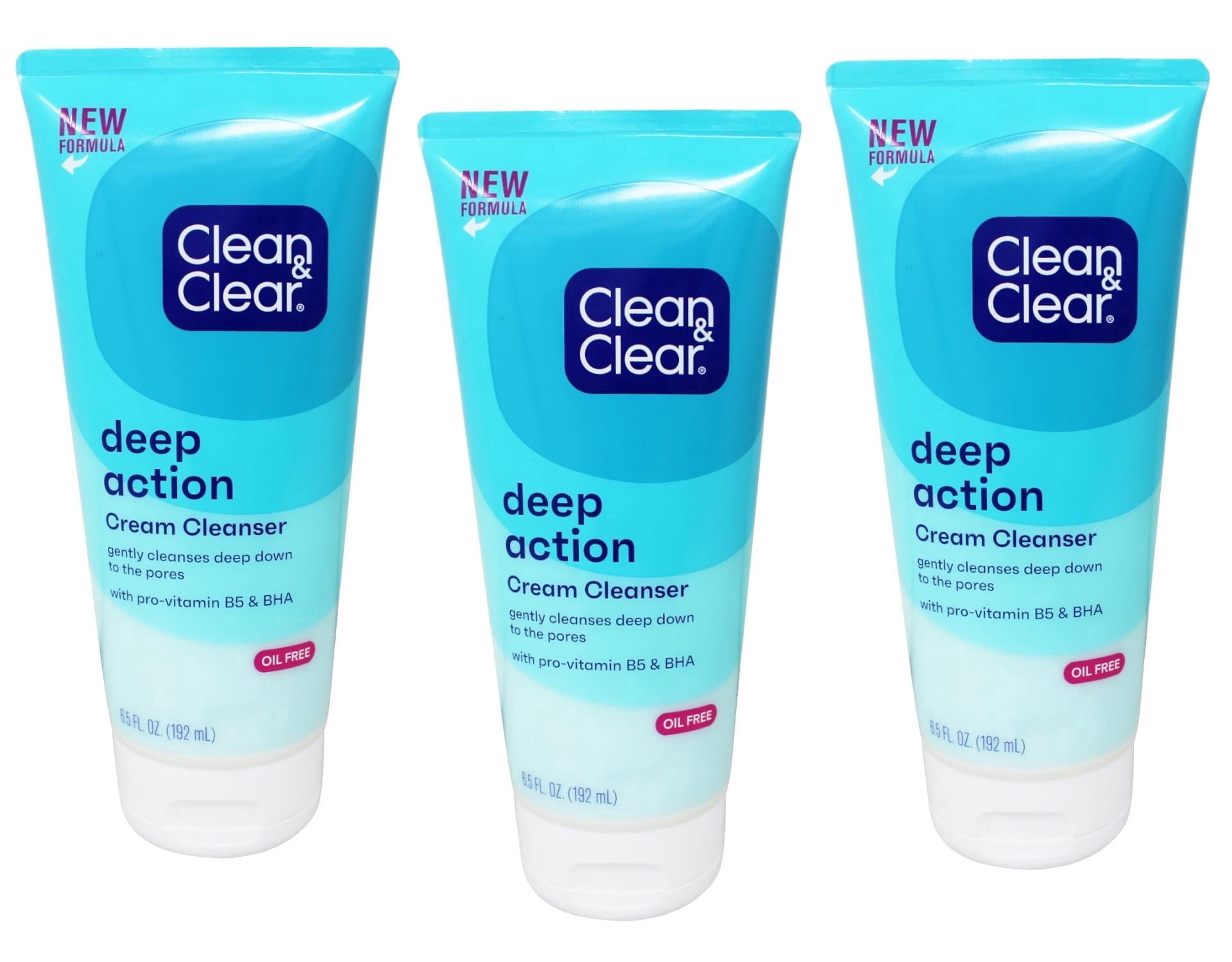 Clean & Clear 2-Pack Daily Deep Pore Cleansers with Refreshing