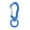 Blue, variant on Rupoun Multifunctional Aluminium Alloy Carabiner Outdoor Mountaineering Safe Lock D Buckle, Heavy Duty Clip for Camping Hiking and Backpacking, Black (2.9 inches / 7.3 cm)