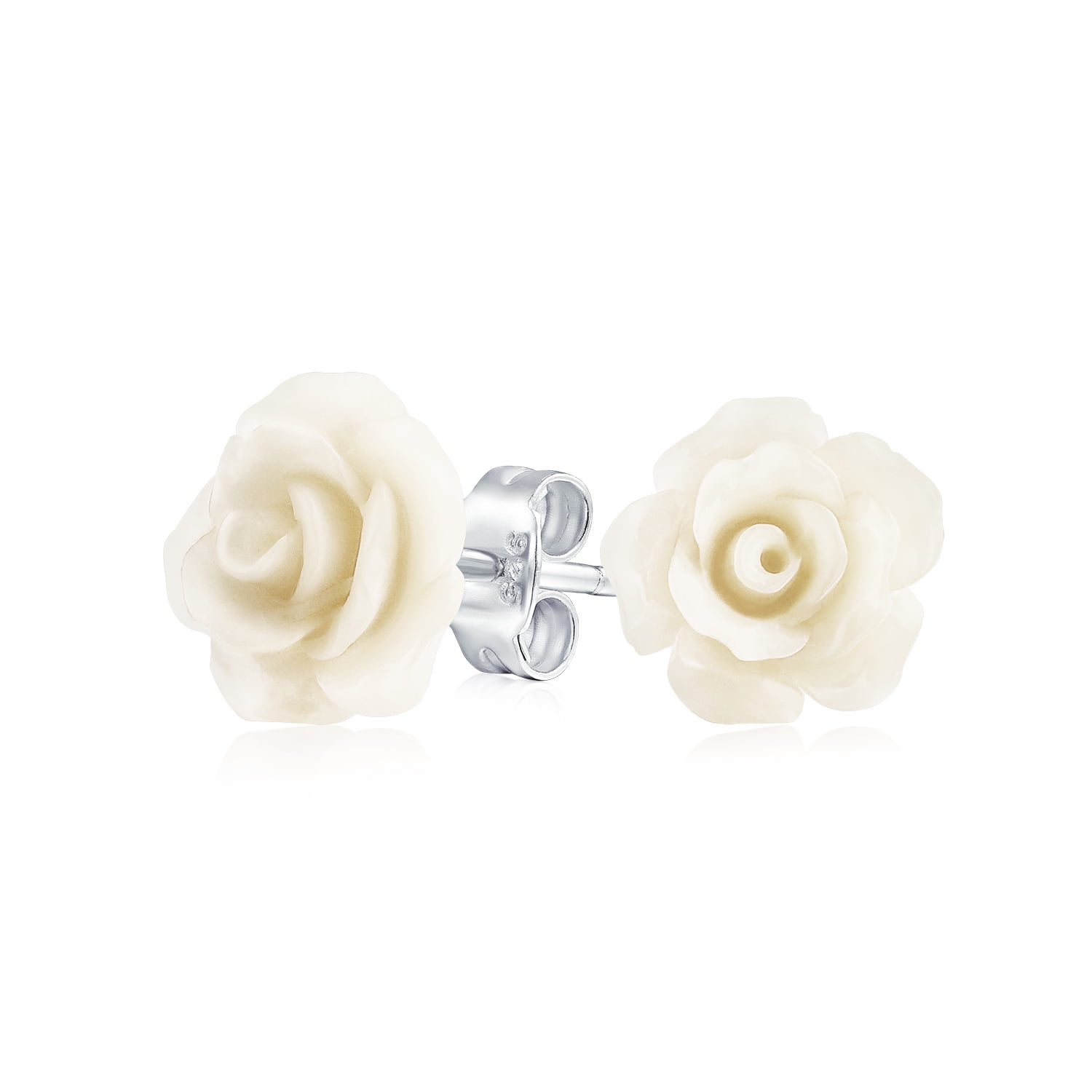 Hot Charm Boho Painting Big Flowers Ear Stud Earrings Women Wedding Jewelry Gift 