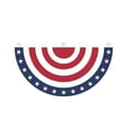 thumbnail image 2 of Roiihwy 4th of July Bunting Drapeaux, Drapeaux de Jardin Durables et Multifonctionnels avec Trous, Décorations Rouges, Blanches et Bleues, Fanion pour la Fête de l'Indépendance, Fêtes, Décor Extérieur et Intérieur, 2 of 5