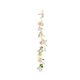 thumbnail image 2 of Guirnalda Artificial de Rosas de 1,8 M | Ratán Decorativo de Plástico para Cubrir Conductos de Aire Acondicionado, Fondos para Bodas, Decoración de Techos | Rosa, Blanco, Oro Rosa, Morado, 2 of 7