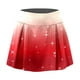 thumbnail image 3 of Gibobby faldas deportivas para mujer Falda de entrenamiento de tenis con estampado casual para mujer Falda deportiva de yoga Falda corta Falda corta(Rojo, XXL), 3 of 4