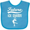 thumbnail image 3 of Inktastic Future Ice Skater Girls Skating Boys or Girls Baby Bib, 3 of 4