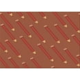 thumbnail image 1 of Ahgly Company Machine Washable Indoor Rectangle Transitional Orange Area Rugs, 5' x 7', 1 of 7