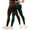 Brown, variant on Women's Seamless Booty Lift Yoga Leggings - High Waisted Tummy Control Workout Pants 2 Pack