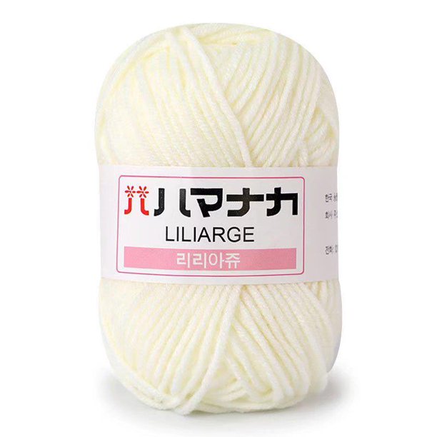Hilo de tejer de algodón de leche suave de 25g, hilo de algodón de 4 capas para tejer antibolitas de alta calidad para bufanda de ganchillo, suéter, sombrero, muñeca artesanal Dengxun unisex
