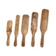 thumbnail image 1 of Juego de cinco utensilios de cocina de madera resistentes al calor para revolver y mezclar, 1 of 5
