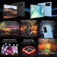 thumbnail image 4 of Tableta Pro 15 de 10.1 pulgadas con Android 14, pantalla HD de 1920*1200, 12GB RAM y 512GB almacenamiento, doble cámara, 4G/5G, batería de 10000mAh, color azul, diseño ligero y funciones avanzadas., 4 of 6
