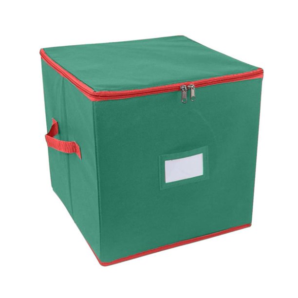 SGACAI Caja contenedora para guardar adornos navideños debajo de la cama con divisor