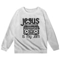 thumbnail image 4 of WAYUTE Sweatshirts for Girls Long Sleeve Boombox Letter Print Crewneck Sweatshirt for Toddler Kids Fall Winter Outfit Casual Dailywear,White,Size 9-10 Y, 4 of 4